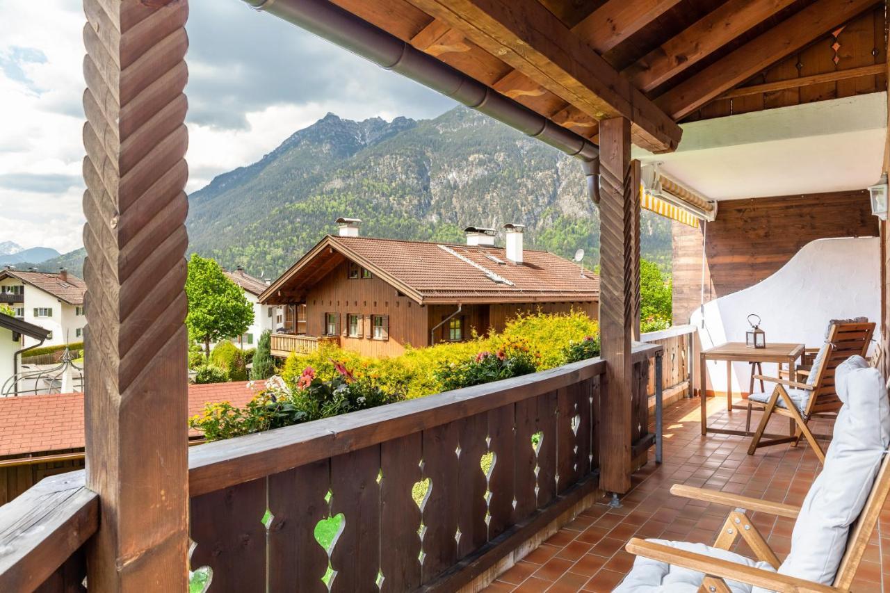 Alpblick Apartment Alpspitze Гарміш-Партенкірхен Екстер'єр фото